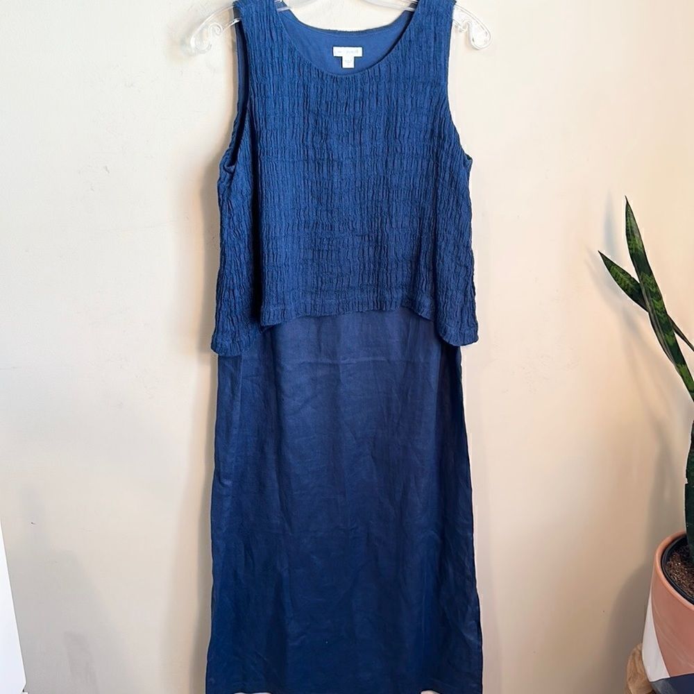J. Jill (PureJill) Linen Maxi Dress S